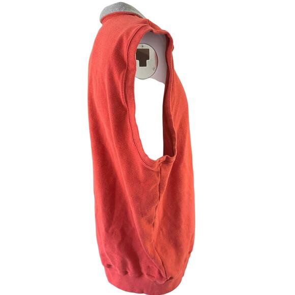 Peter Millar - Men’s 100% Cotton Quarter Zip Vest - Orange - XXL - Picture 4 of 7